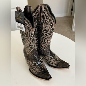NWOB - JB Dillon Reserve western boots 8M